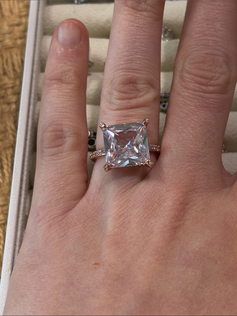 Heartfelt Sparkle Ring by Bomb Party size 7